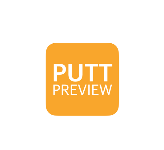 PUTT PREVIEW AR PUTTING APP - For reference only.