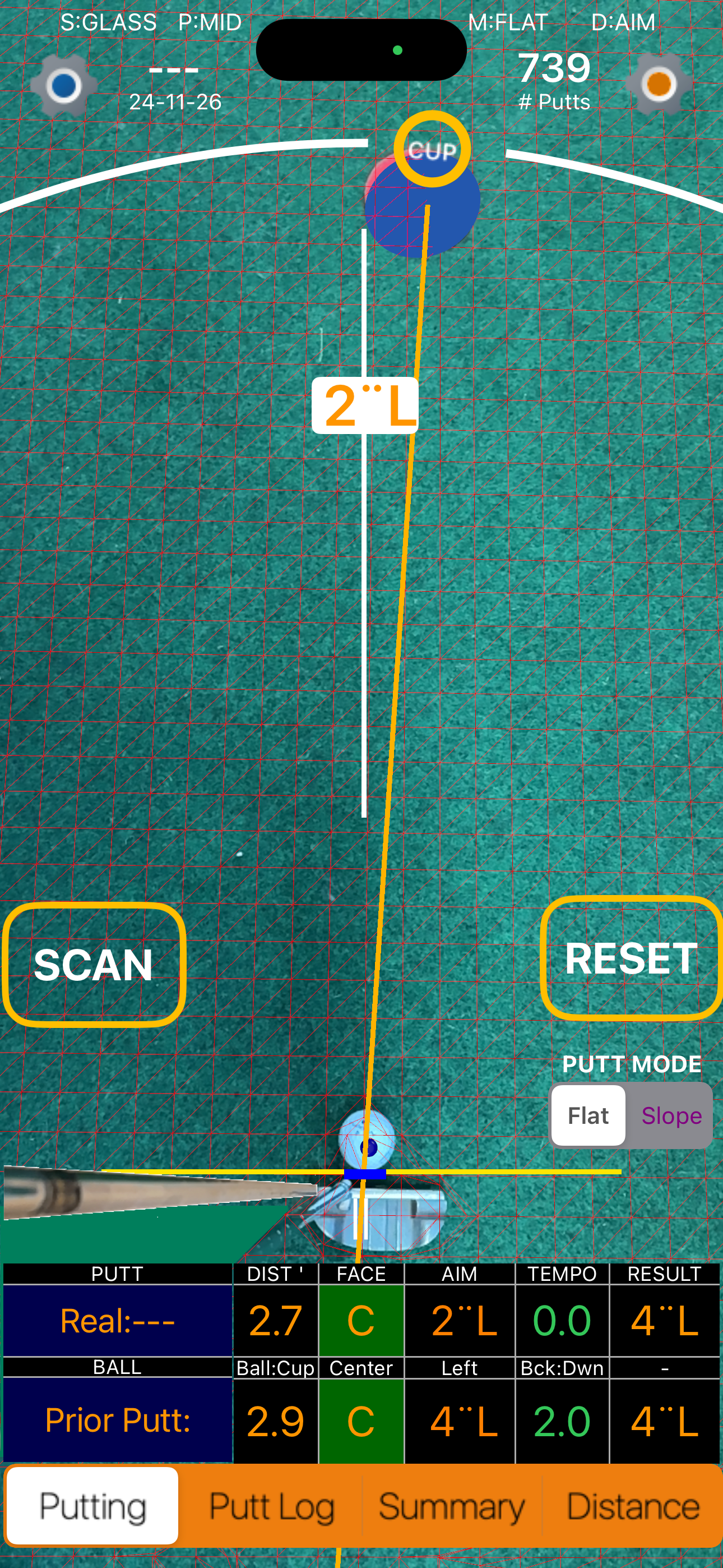 PUTT PREVIEW APP Software - BETA TRIAL ONLY