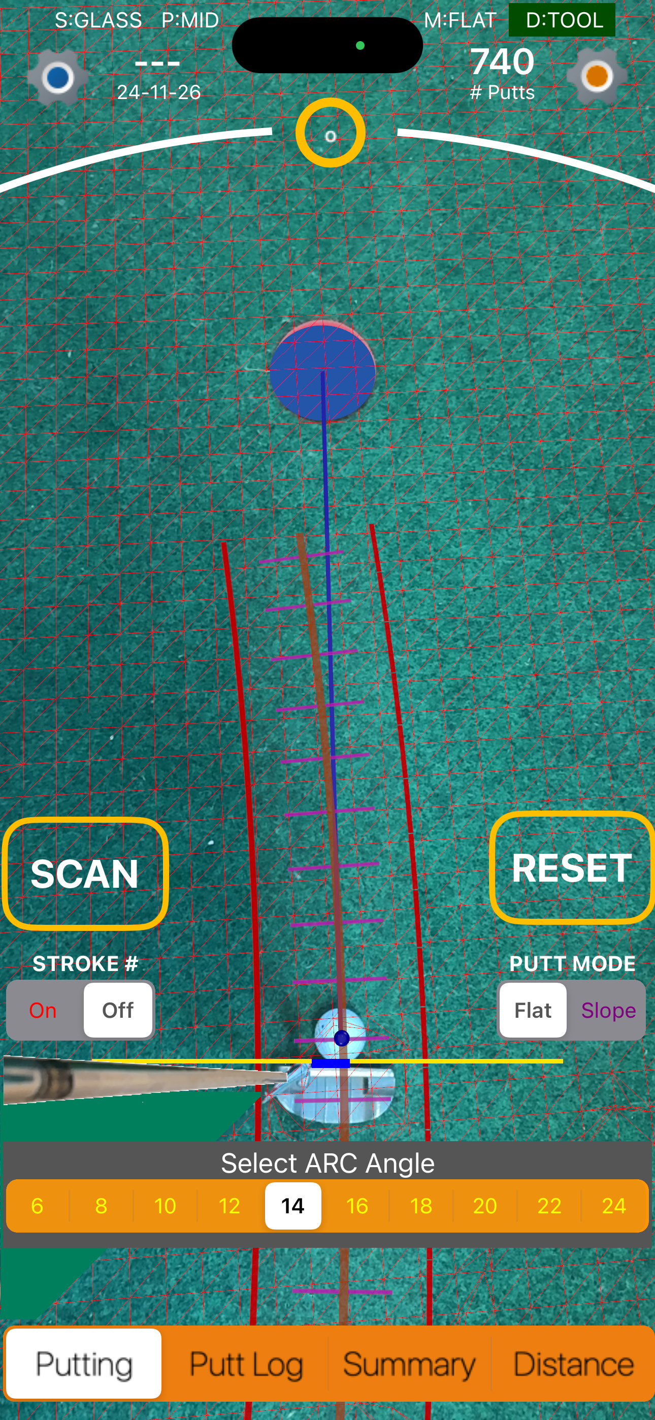 PUTT PREVIEW APP Software - BETA TRIAL ONLY