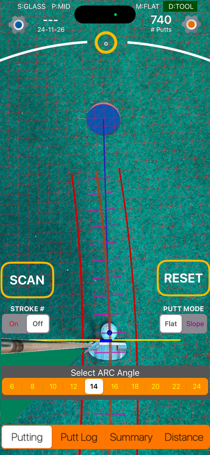 PUTT PREVIEW APP Software - BETA TRIAL ONLY